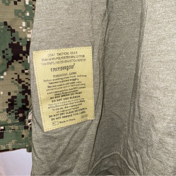 EmersonGear Tactical Digital Day Desert Camo Shirt 1/2 Zip Med NEW - Picture 6 of 8